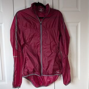 Brooks Women Shelter Technology Running Windbreaker Athletic Jacket L